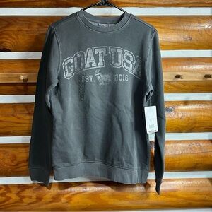 GOAT USA Charcoal Crewneck Sweatshirt for Women Xsmall